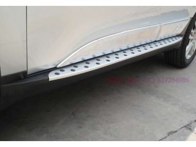 Пороги алюминиевые BMW Style OEM Tuning для Hyundai ix35 2010-2015