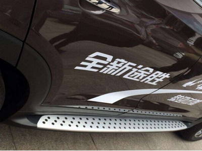 Пороги алюминиевые OEM Style для Hyundai Tucson 2015-2021