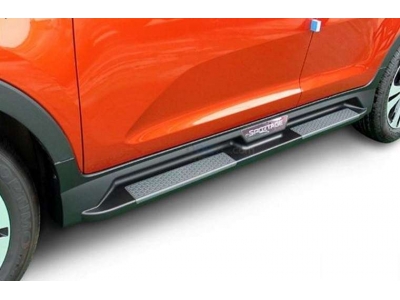 Пороги алюминиевые OEM Style для Kia Sportage 2010-2015
