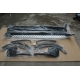 Пороги алюминиевые с накладками на арки и передними брызговиками OEM Tuning для Lifan X-60 2011-2021