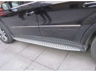 Пороги алюминиевые для Mercedes-Benz GL450 X164 № CNT02-GL-005