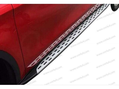 Пороги алюминиевые вариант 2 OEM Tuning для Mercedes-Benz GLA X156 2014-2021