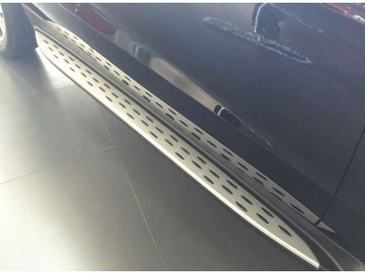 Пороги алюминиевые на купе для Mercedes-Benz GLE № CNT02-GLE-005C