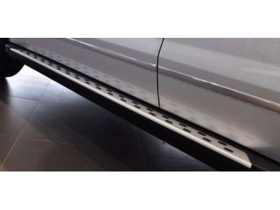 Пороги алюминиевые OEM Tuning для Mercedes-Benz GLK 2008-2015