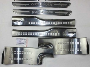 Накладки на дверные пороги для Mitsubishi Outlander № CNT24-13OT-018A