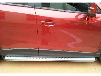 Пороги алюминиевые OEM Tuning для Mazda CX-5 2011-2015