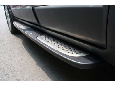 Пороги алюминиевые для Chevrolet Captiva № CNT08-KPQ-005B