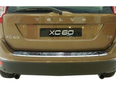 Накладка на задний бампер OEM Tuning для Volvo XC60 2014-2017