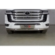 Защита переднего бампера овальная 75х42 мм для Toyota Land Cruiser 300 70TH ANNIVERSARY 2021–н.в.