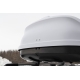 Бокс-багажник на крышу аэродинамический белый Turino Compact 360 л