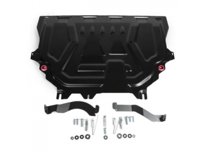 Защита картера и КПП АвтоБроня сталь 2 мм с крепежом для Ford Kuga 2013-2021