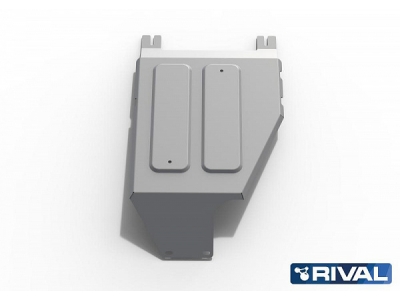 Защита КПП Rival алюминий 4 мм с крепежом для Subaru Forester SK 2018-2021