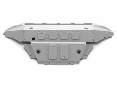 Защита радиатора и картера Rival алюминий 4 мм с крепежом для Volkswagen Touareg № 333.5870.1