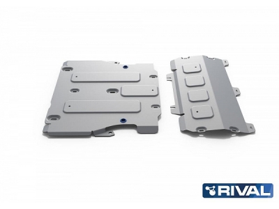Защита картера и КПП Rival алюминий 4 мм с крепежом для Audi Q5 № K333.0351.1