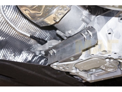 Защита картера и КПП АБС-Дизайн 2 части композит 8 мм для Audi Q7 2015-2021