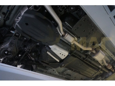 Защита днища АБС-Дизайн 3 части композит 8 мм Acura RDX № 09.24k