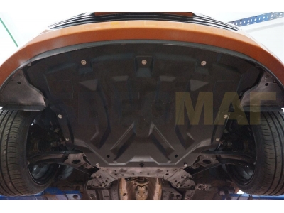 Защита картера и КПП АБС-Дизайн композит 6 мм для Hyundai Veloster 2012-2021