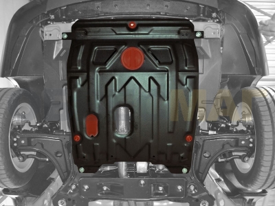 Защита картера и КПП Автоброня для 1,5 МКПП сталь 2 мм для Daewoo Gentra/Ravon Gentra 2013-2015