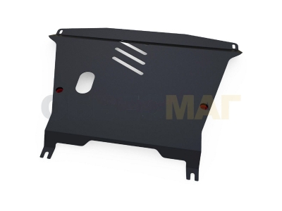 Защита картера и КПП Автоброня для 1,1 и 1,2 сталь 2 мм для Fiat Panda 2003-2012