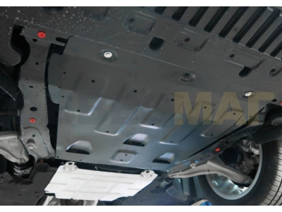 Защита картера и КПП Автоброня для 2,0 и 2,5 сталь 2 мм для Ford Mondeo 2015-2021
