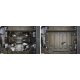 Защита картера и КПП Автоброня для 2,2D сталь 2 мм для Ford Transit/Tourneo Custom 2014-2021