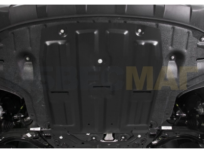 Защита картера и КПП Автоброня для 1,6GDi/1,6T/2,0MPI/2,0CRDI сталь 2 мм для Hyundai Tucson/Kia Sportage 2015-2021