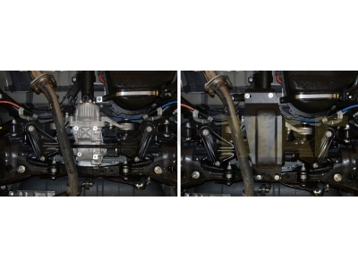 Защита редуктора Автоброня для 2,0/2,2D/2,5 сталь 2 мм для Lexus NX-200/200t/Toyota RAV4 2013-2019
