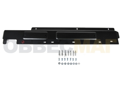 Защита топливных трубок Автоброня для 2,0 и 2,4 сталь 2 мм на 4х4 для Mitsubishi Outlander № 111.04039.1