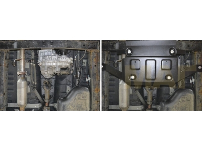 Защита РК Автоброня для 2,0 и 2,8D сталь 2 мм на 4х4 для Foton Sauvana/Tunland 2015-2021