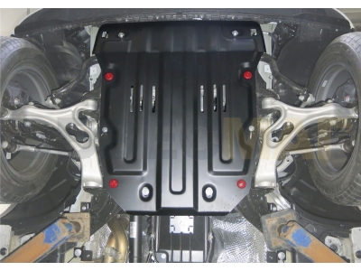 Защита картера Автоброня для 3,0D/3,6/4,1D/4,8T сталь 2 мм для Volkswagen Touareg/Porsche Cayenne 2010-2017