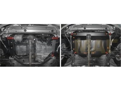 Защита картера и КПП Автоброня для 1,6 сталь 2 мм для FAW V2 2010-2015