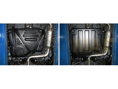 Защита топливного бака Rival для 2,0 сталь 2 мм на передний привод для Chery Tiggo 5 2014-2021
