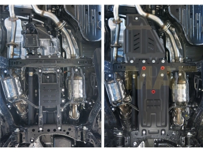 Защита КПП Автоброня для 4,5D/4,6/4,7/5,7 сталь 2 мм для Toyota Land Cruiser 200/Lexus LX-570/450d 2007-2021