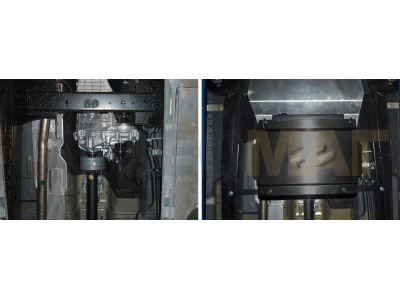 Защита РК Rival для 2,2D сталь 2 мм для Ford Ranger 2012-2015
