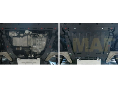 Защита картера и КПП Rival для 2,0 и 2,5 сталь 2 мм для Ford Mondeo 2015-2021