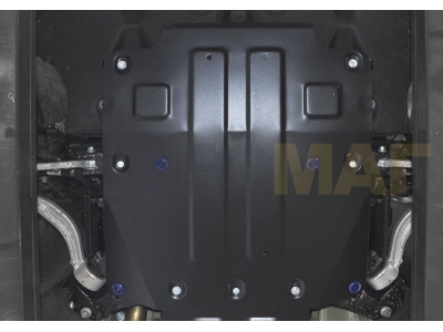 Защита картера Rival для 2,0T и 3,3T cталь 2 мм на 4х4 для Hyundai Genesis/Kia Stinger 2018-2021