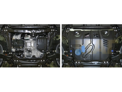 Защита картера и КПП Rival для 2,5 Hybrid сталь 2 мм для Lexus NX-300h 2014-2021