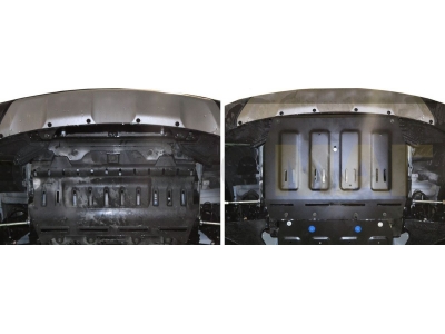 Защита картера Rival для 1,5T и 1,8 сталь 2 мм на задний привод для Lifan MyWay 2016-2021