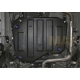 Защита топливного бака Rival для 1,6 и 2,0 сталь 2 мм на передний привод для Chery Tiggo 3/Tiggo 5/Lifan X70 2014-2021