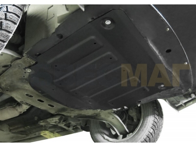 Защита картера и КПП Rival для 1,2/1,6D/2,0 сталь 2 мм для Nissan Qashqai 2014-2015