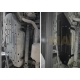 Защита топливного бака Rival для 4,5D и 5,7 сталь 2 мм для Toyota Land Cruiser 200/Lexus LX 2015-2021