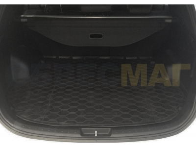 Коврик багажника Rival полиуретан на 5 мест для Hyundai Santa Fe 2012-2018