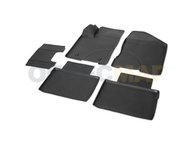 Коврики салона Rival полиуретан 5 штук для Lada Vesta 2015-2021