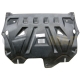 Защита картера и КПП АБС-Дизайн композит 6 мм для Skoda Fabia/Rapid/Volkswagen Polo 2010-2021