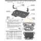 Защита картера и КПП АБС-Дизайн композит 6 мм для Skoda Fabia/Rapid/Volkswagen Polo 2010-2021