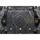 Защита картера Rival для 2,4D и 3,0 сталь 3 мм для Mitsubishi L200/Pajero Sport/Fiat Fullback 2015-2020