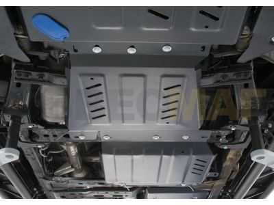 Защита КПП Rival для 2,5D/3,0D/4,0 сталь 3 мм для Nissan Pathfinder/Navara 2004-2015