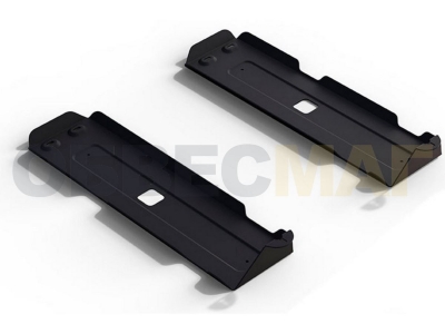 Защита топливного бака Rival сталь 3 мм из 2-х частей для УАЗ Патриот № 222.6309.1