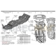 Защита картера, КПП и РК АБС-Дизайн 2 части композит 10 мм для Toyota Land Cruiser 200/Lexus LX 570 2007-2021