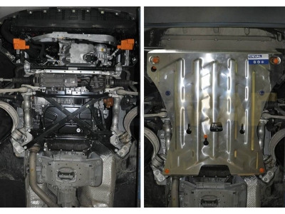 Защита картера и КПП Rival алюминий 4 мм для Audi Q5 2008-2016